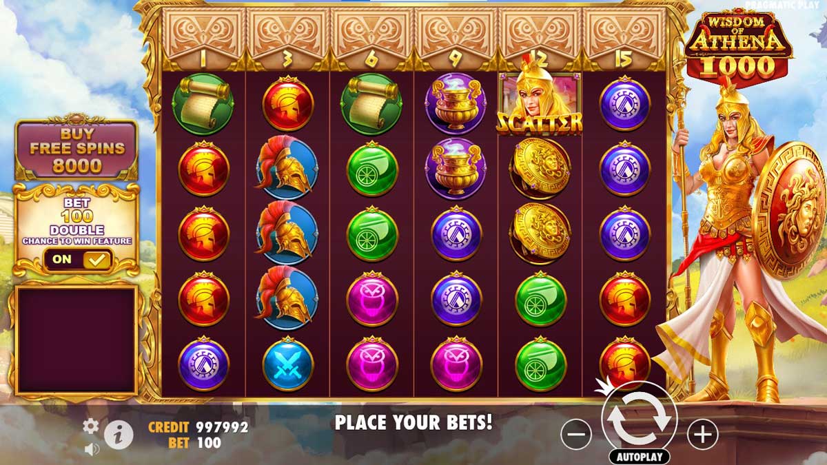 Wisdom of Athena 1000 slot machine game